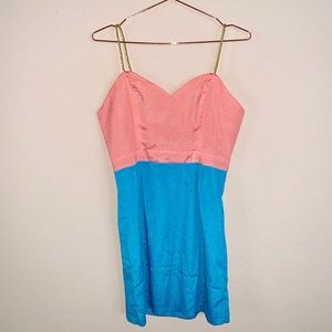 Solaris NWT Color Block Dress Size M